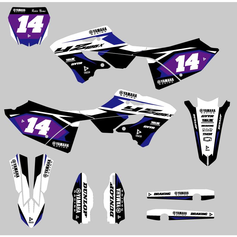グラフィックデカール フルキット ヤマハ YZ125 YZ250 2022 2023 2024
