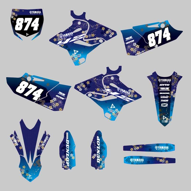 グラフィックデカール フルキット ヤマハ YZ125 YZ250 