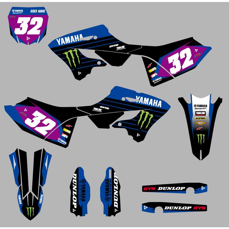 グラフィックデカール フルキット ヤマハ YZ125 YZ250 2022 2023 2024