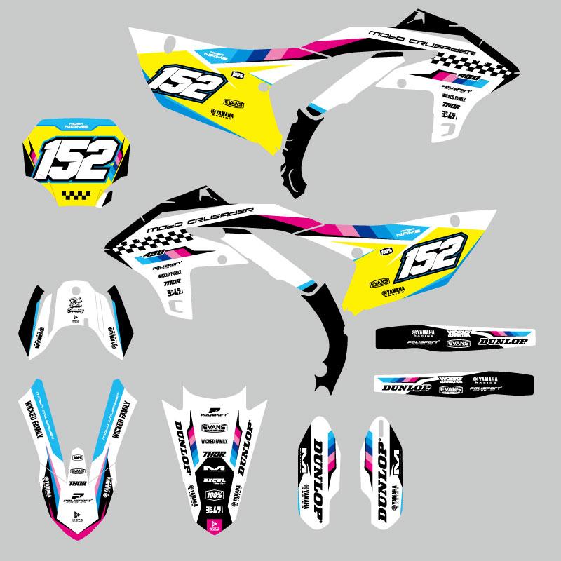 セミオーダー グラフィックデカール フルキット ヤマハ YZ450F 2023
