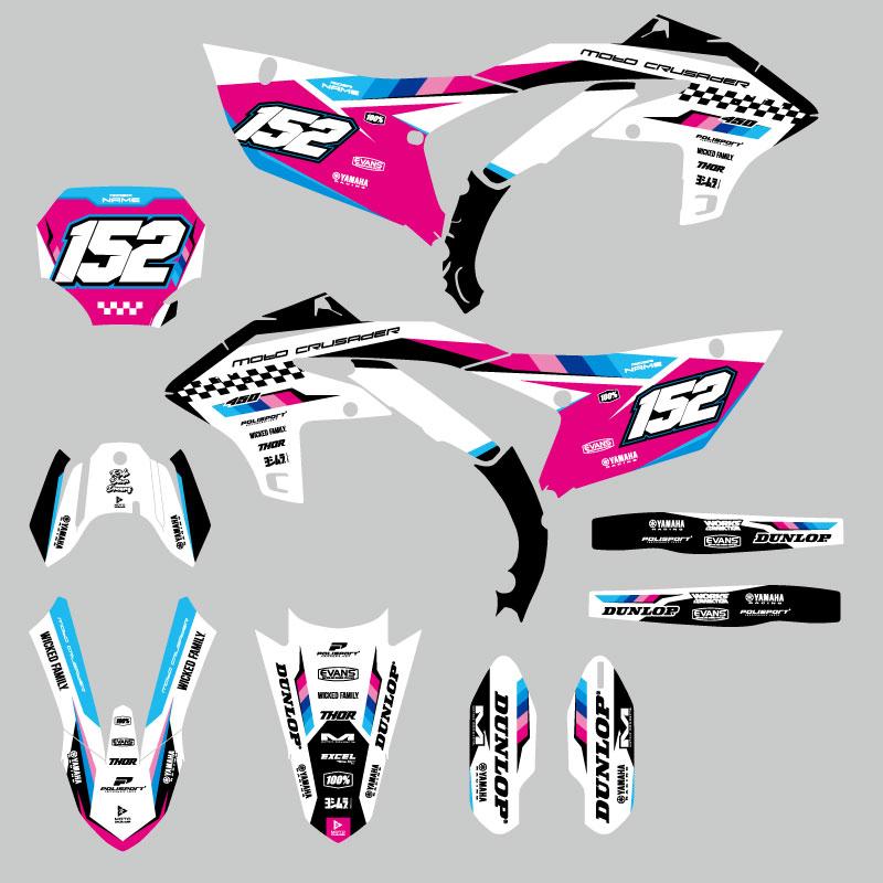 セミオーダー グラフィックデカール フルキット ヤマハ YZ450F 2023