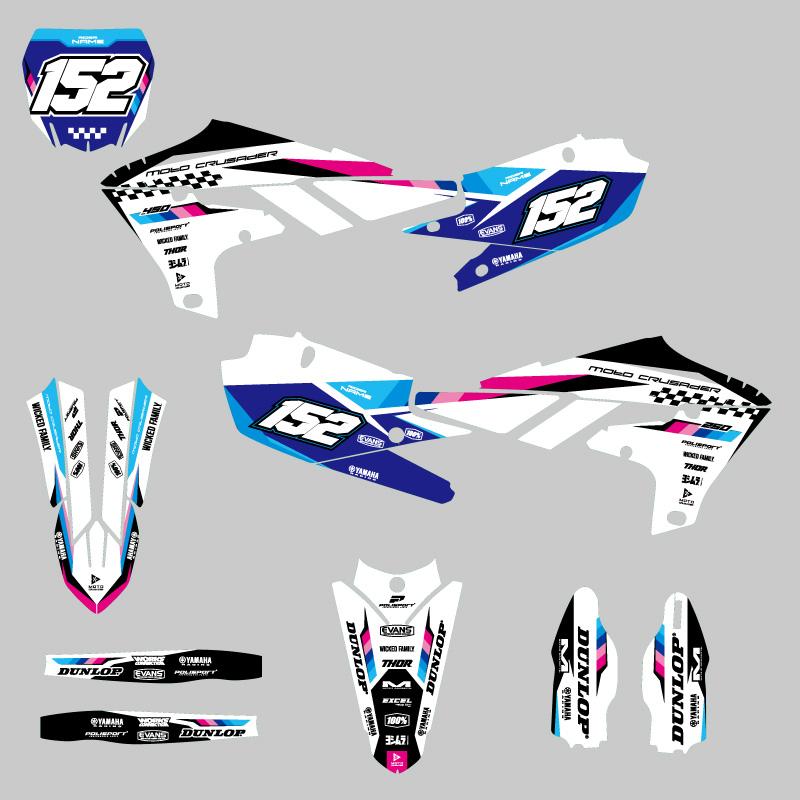 セミオーダー グラフィックデカール フルキット YAMAHA YZ450F'18-'22