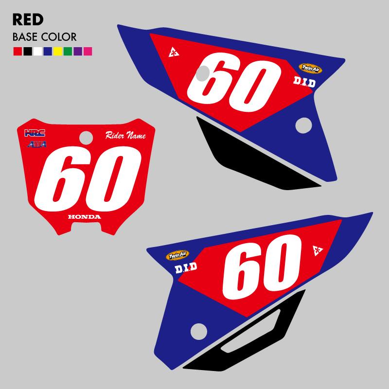 セミオーダー ホンダ CRF250R 2022-2024 CRF450R2021-2024 ゼッケン