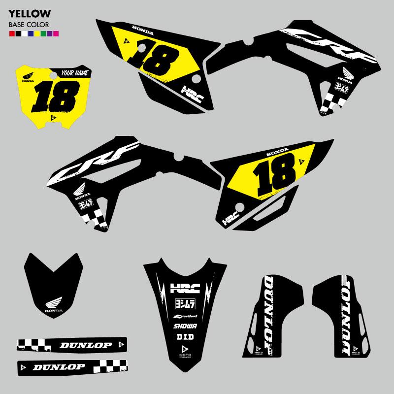 セミオーダー グラフィックデカール フルキット ホンダ CRF250R'22-'24