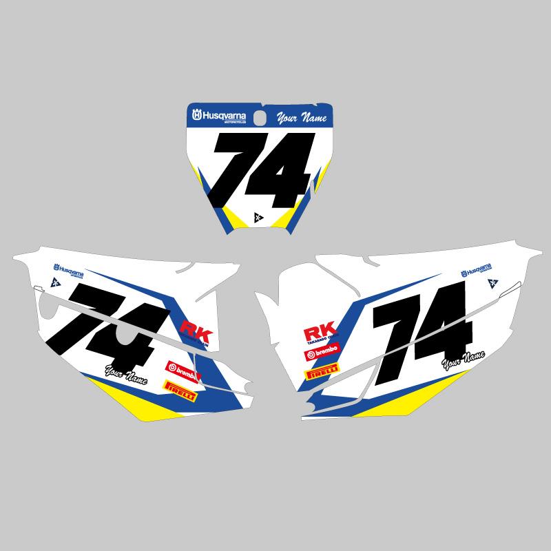 グラフィックデカール ゼッケンセット TE FE '20-'23 TC FC '19