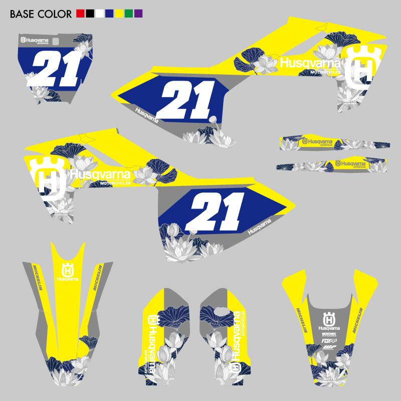 セミオーダー グラフィックデカール フルキット ハスクバーナ