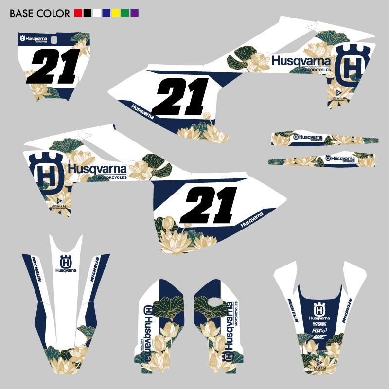 セミオーダー グラフィックデカール フルキット ハスクバーナ TC85 '18