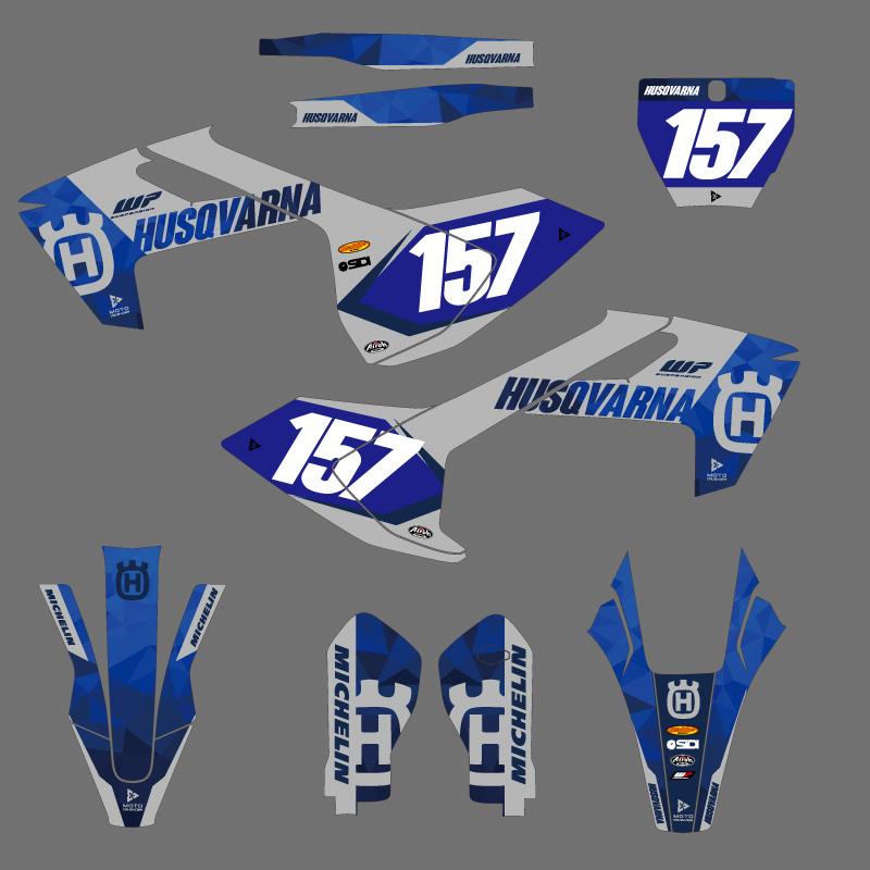 セミオーダー グラフィックデカール フルキット ハスクバーナ TE FE