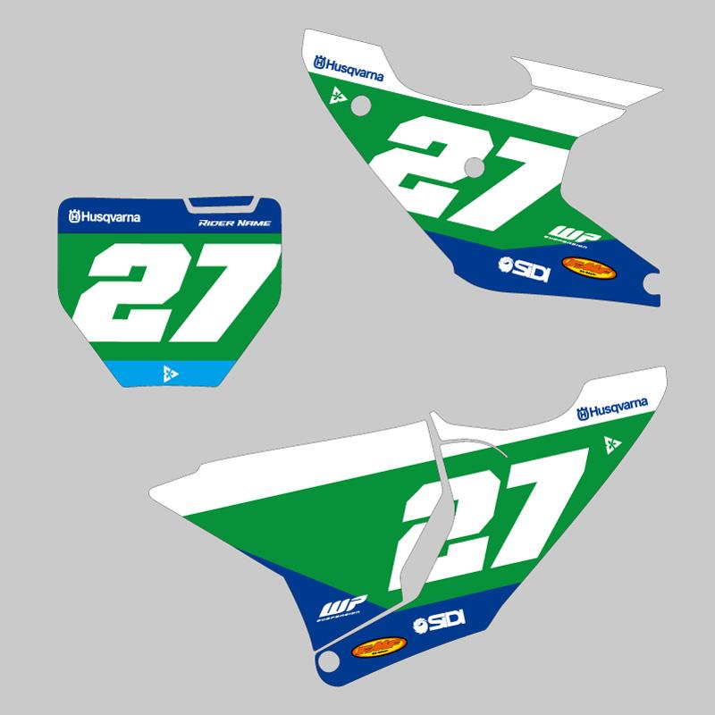 ハスク foil 纏め グラフィックデカール ゼッケンセット ハスクバーナ TC FC '25-'26