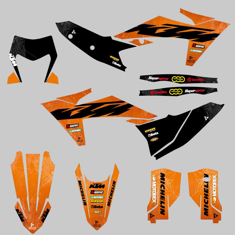 セミオーダー グラフィックデカール フルキット EXC'24 SX'23-'24