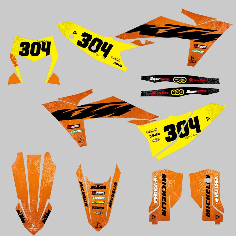 セミオーダー グラフィックデカール フルキット EXC'24 SX'23-'24