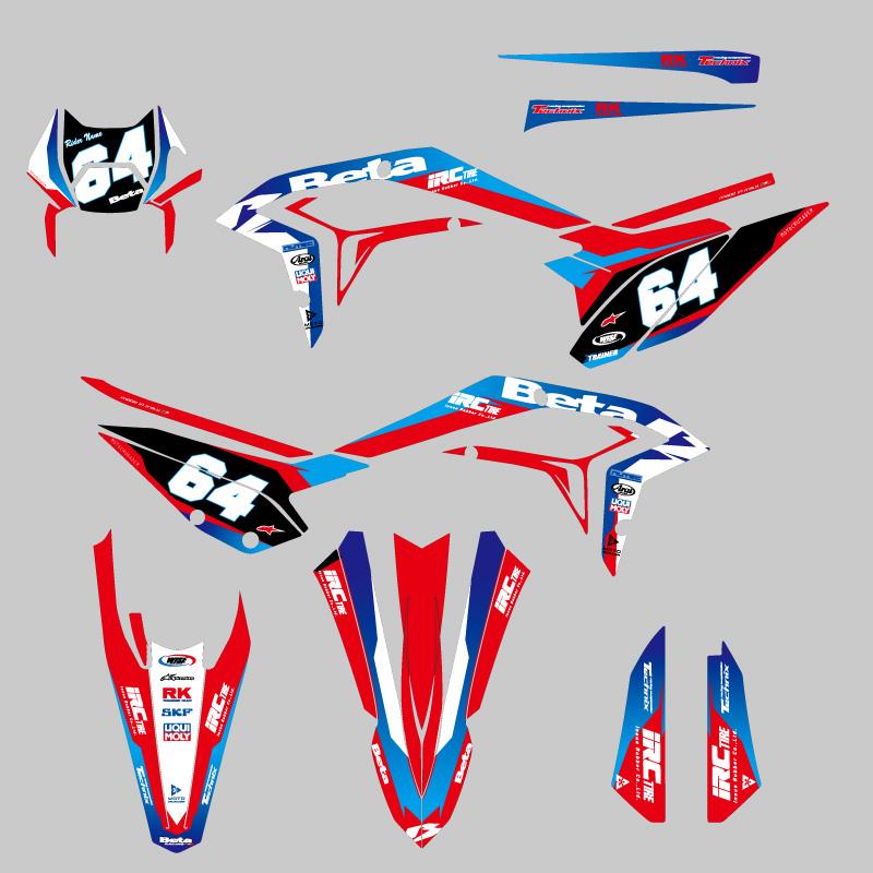 セミオーダー グラフィックデカール フルキット Beta X-trainer 2023