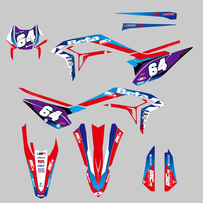 セミオーダー グラフィックデカール フルキット Beta X-trainer 2023