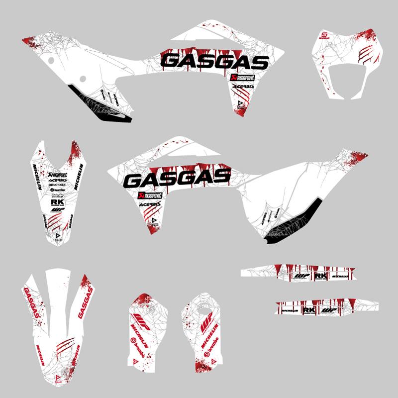 セミオーダー グラフィックデカール フルキット GASGAS EC 2021 2022