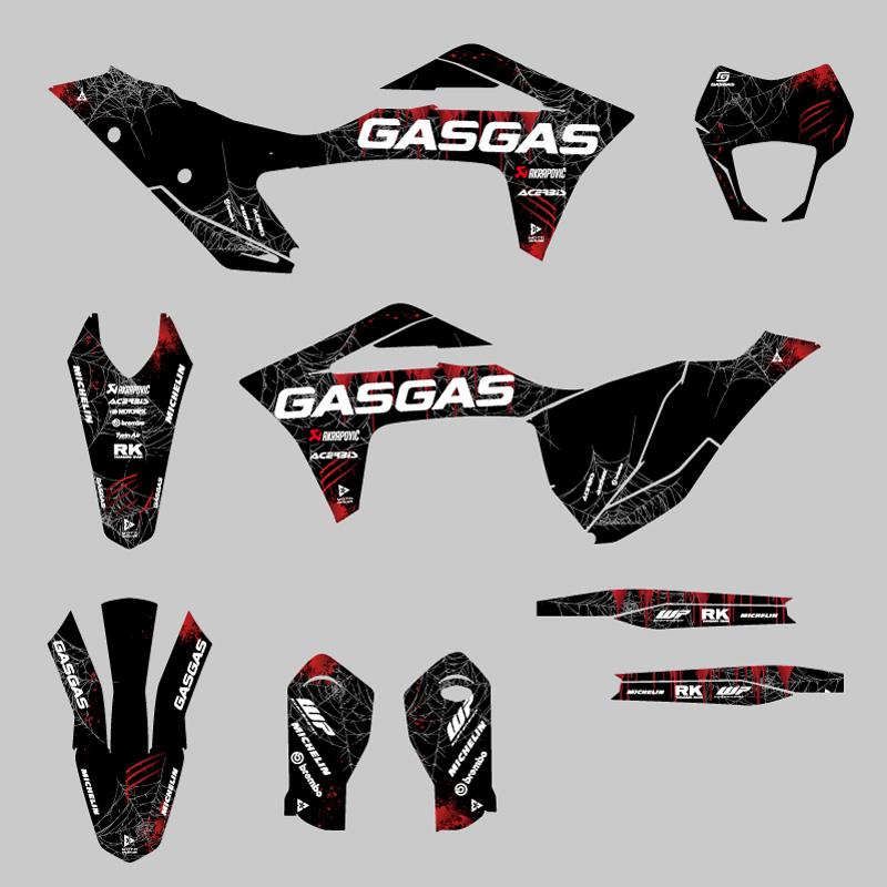 セミオーダー グラフィックデカール フルキット GASGAS EC 2021 2022