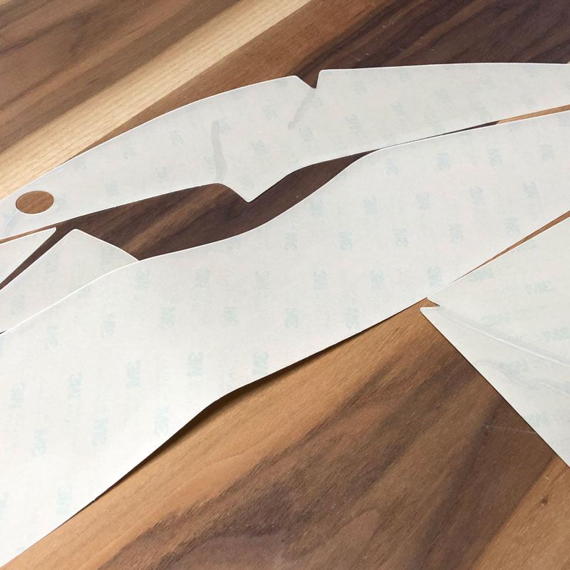 オフロードバイク外装保護用クリアデカール フルキット : Moto