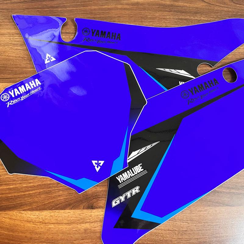 即納】ヤマハ YZ450F 2023 2024 2025/ YZ250F 2025 2026 ゼッケン