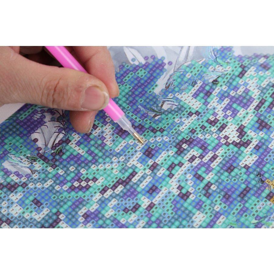 5D刺繍 ダイヤモンド アート 月の下 猫 壁に貼るフレーム ビーズ絵画