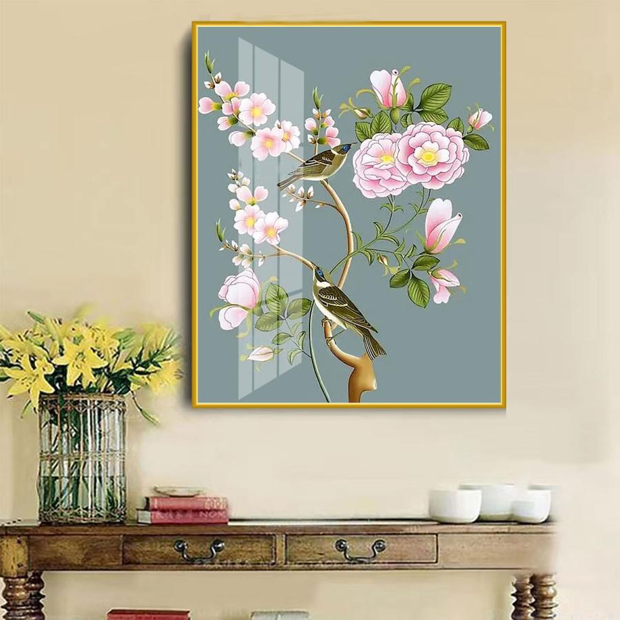 クロスステッチキット 刺繍 キット 迎春 お花 鳥 動物 植物 春 風景