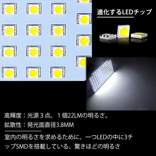 OPPLIGHT ハイエース200系 グランドキャビン コミューターGL 専用設計 LED ルームランプ ホワイト 室内灯 専用設計 爆光 LEDバルブ 内装パーツ｜motoe｜03