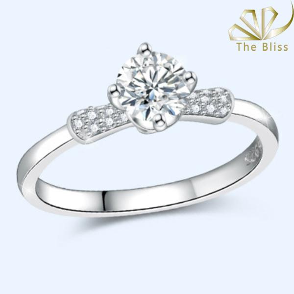 指輪 リング レディース 1カラット ダイヤモンドCZ プレゼント 華奢 4