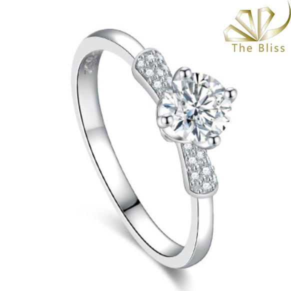 指輪 リング レディース 1カラット ダイヤモンドCZ プレゼント 華奢 4