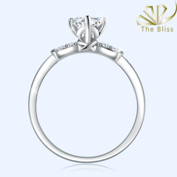 指輪 リング レディース 1カラット ダイヤモンドCZ プレゼント 華奢 4