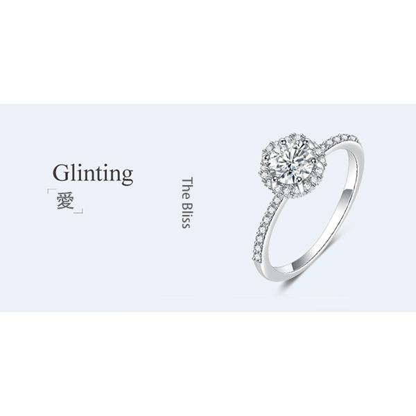 指輪 リング レディース 1カラット ダイヤモンドCZ プレゼント 華奢 6