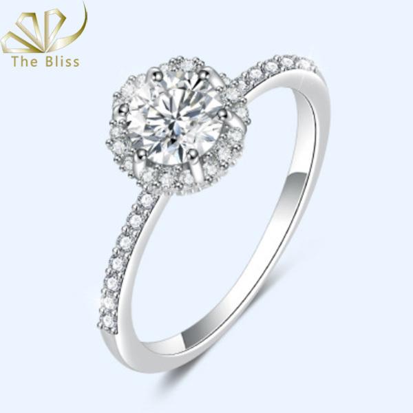 指輪 リング レディース 1カラット ダイヤモンドCZ プレゼント 華奢 6