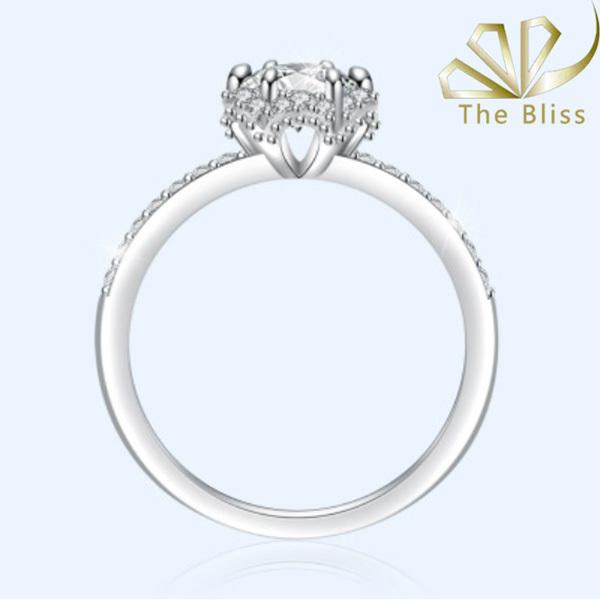 指輪 リング レディース 1カラット ダイヤモンドCZ プレゼント 華奢 6