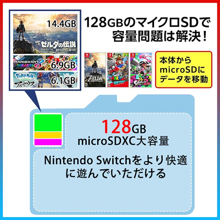 Nintendo Switch SDカード MicroSD 128GB 任天堂スイッチ ニンテンドー