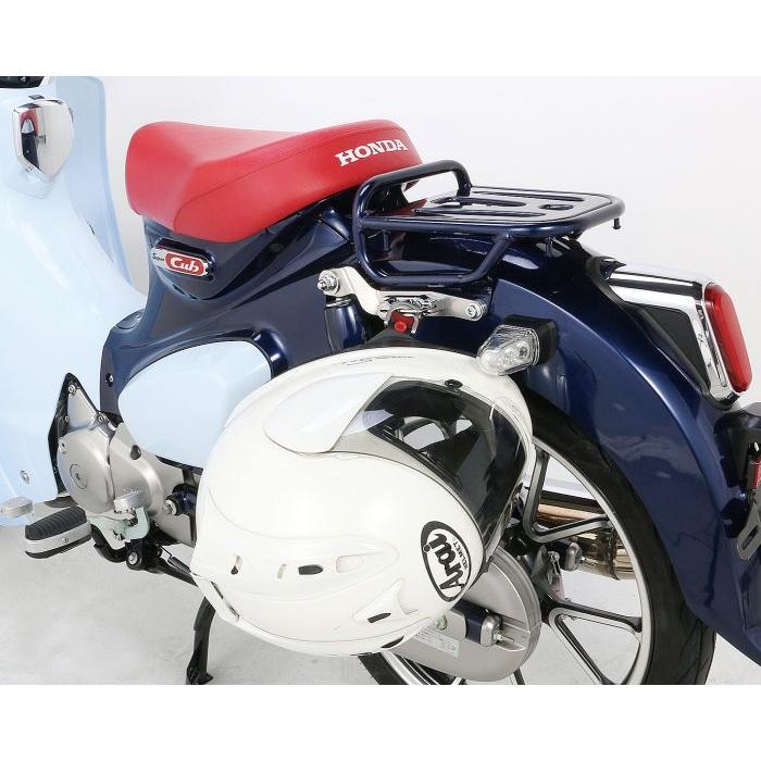 KITACO キタコ ヘルメットホルダー シルバー スーパーカブC125(JA48/JA58）｜motofellow｜03