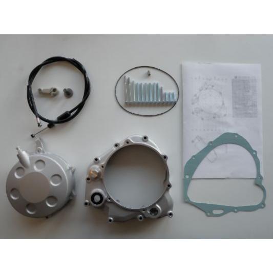 AGAIN アゲイン ラック＆ピニオン式 クラッチカバーSET CB400FOUR 空冷 