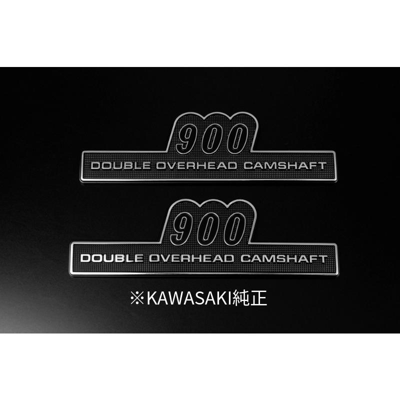 KAWASAKI Z900RS 純正サイドカバーエンブレム BLACK : motofellow