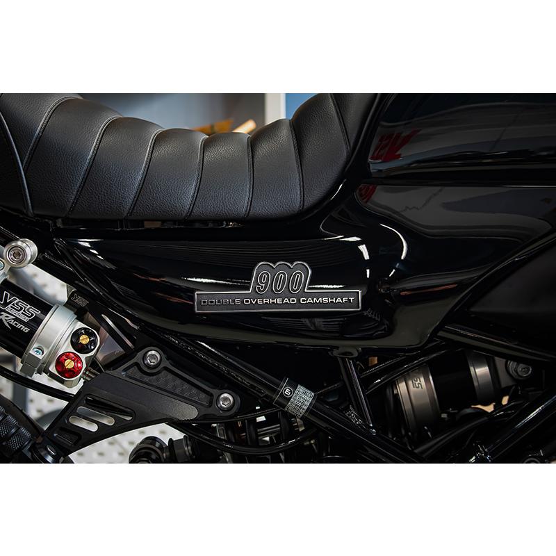 KAWASAKI Z900RS 純正サイドカバーエンブレム BLACK : motofellow