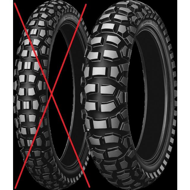 ☆製造年新しい 室内保管 ダンロップ Buroro D603 4.60-17 62P（後側 