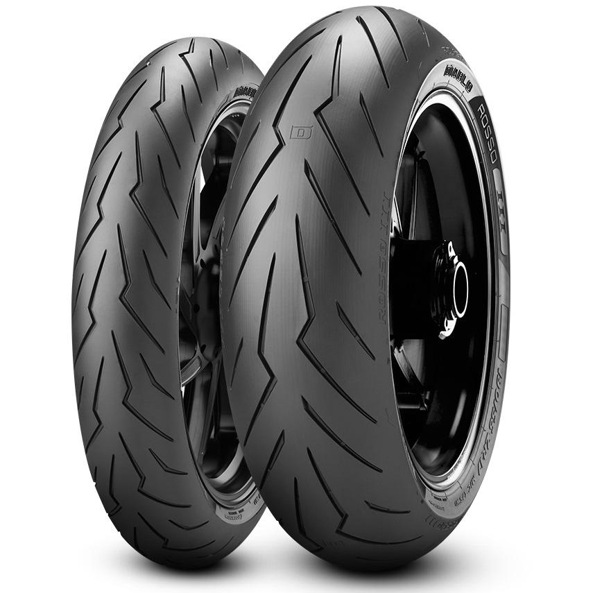 ピレリDiabloRossoCorsa120/70ZR17＋180/55ZR17セット未使用 PIRELLI（ピレリ） （120/70ZR17 & 180/55ZR17） ディアブロ ロッソ2