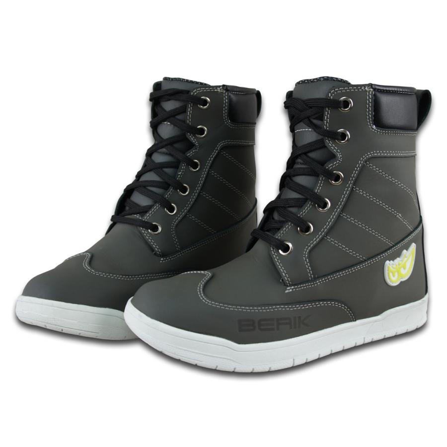BERIK ベリック ライディング シューズ BOT-202380-BK GREY 37サイズ  