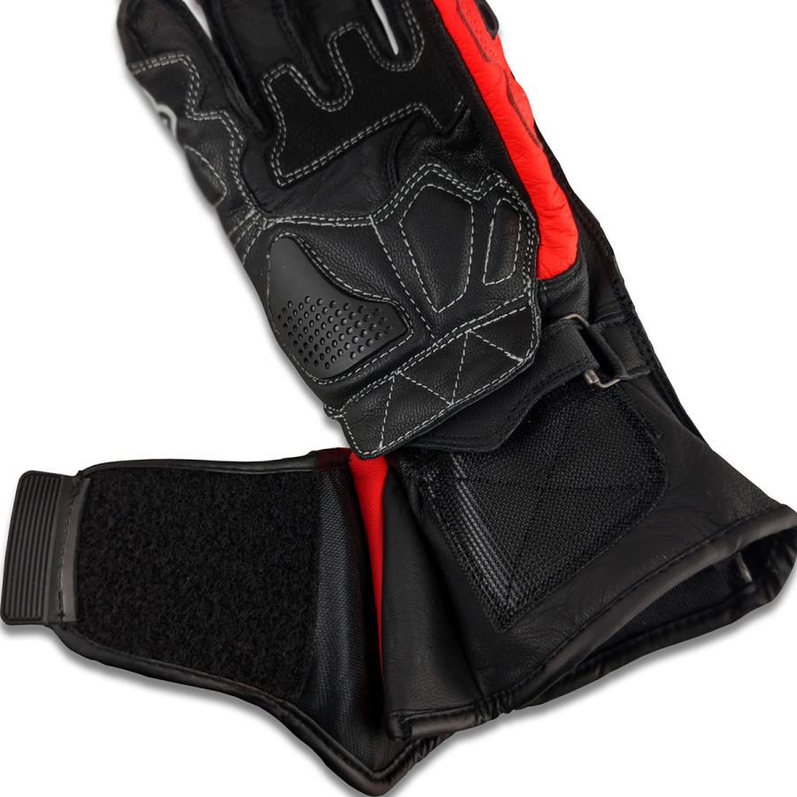 ベリック 山羊革 ゴートレザー レーシンググローブ G-235104 RED ベリック 山羊革 ゴートレザー レーシンググローブ G-235104 RED