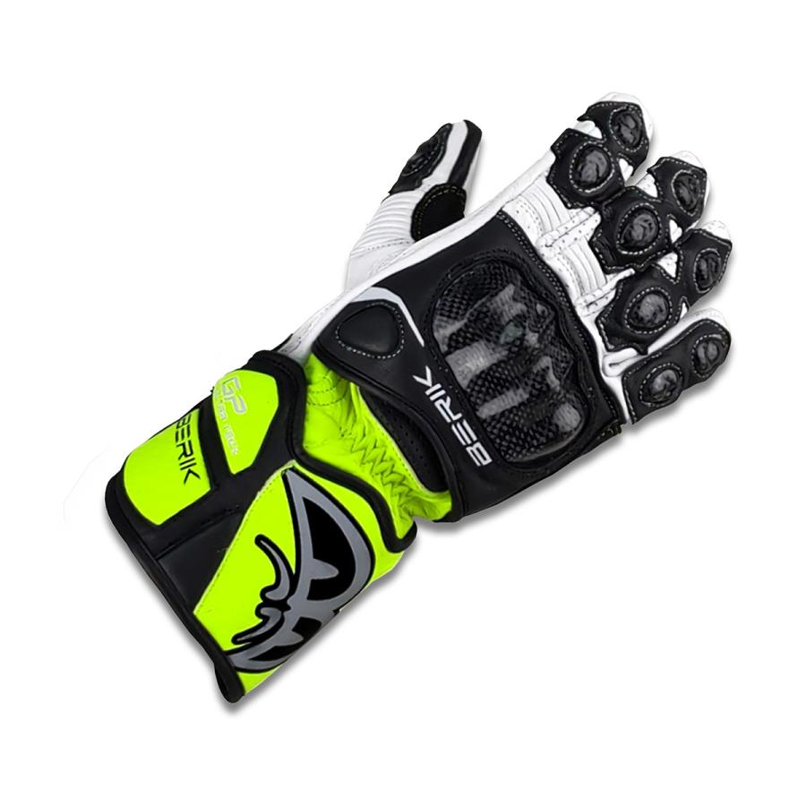 BERIK グローブ Sサイズ BLACK 山羊革 レーシンググローブ 正規
