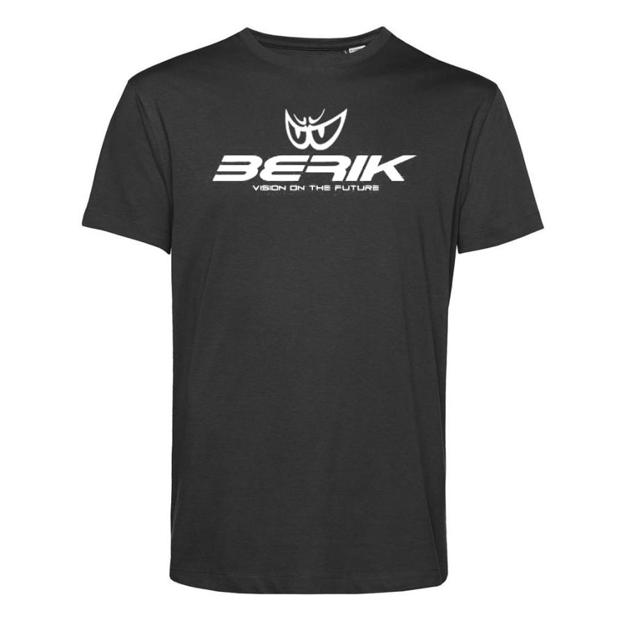 BERIK】ベリック プリント Tシャツ オーガニックコットン T-237201-BK