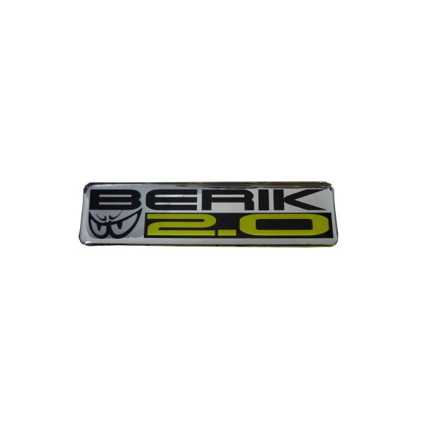 BERIK ベリック ラッピング無料 3Dステッカー BST2.0 バイク用品 メール便 デカール 2.5X10cm 直送商品