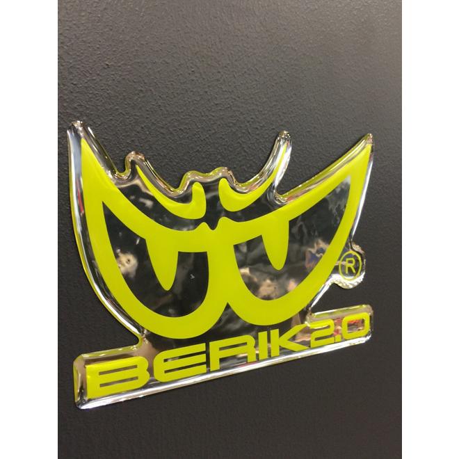 BERIK ベリック 3Dステッカー BSTMOKOMOKO2 GREEN 6.5X9cm 【バイク