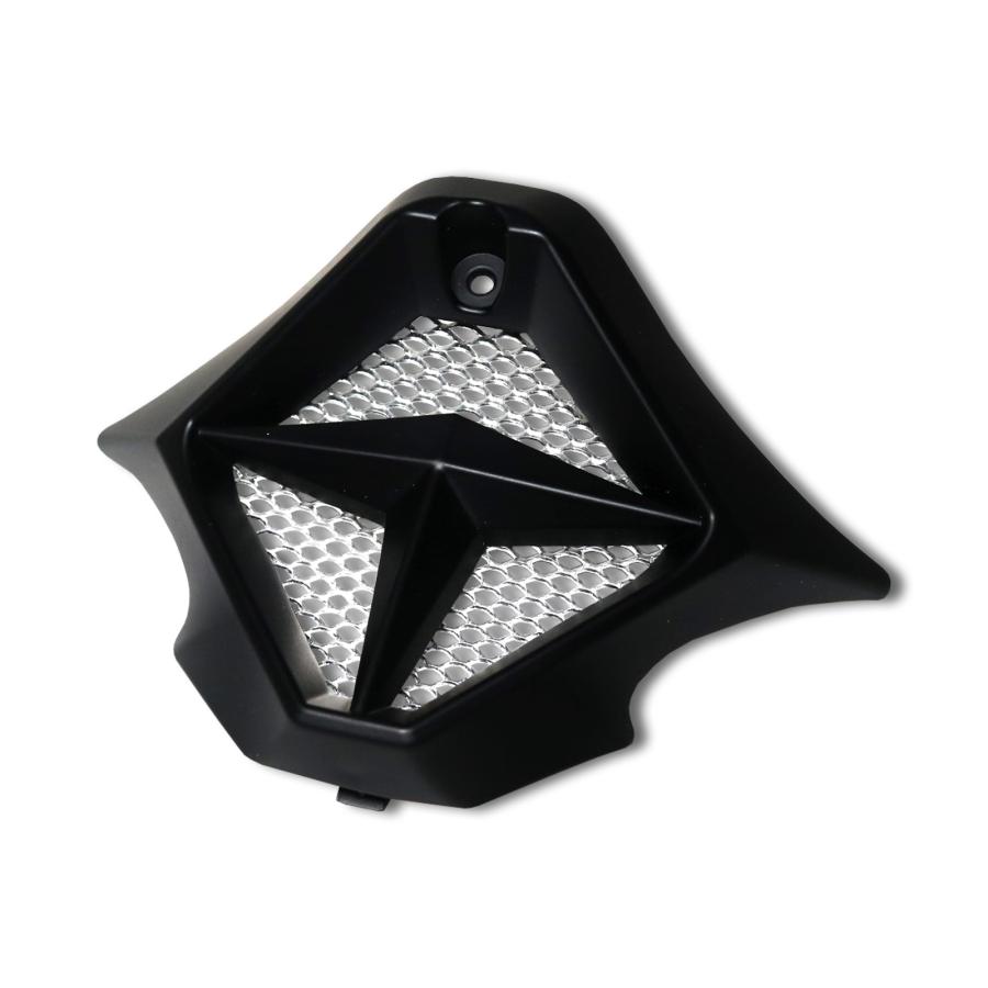 【BERIK】ベリック オフロード ヘルメット HEL-239201-BK リペアパーツ ノーズカバー MATT BLACK 【バイク用品】マッドジャンパー2 | 