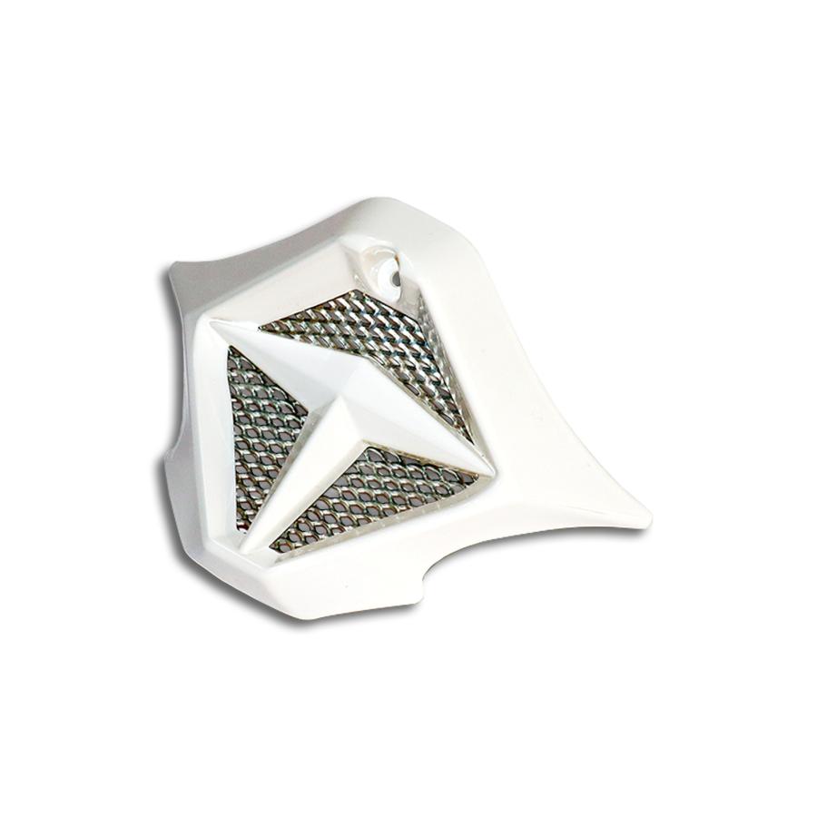 【BERIK】ベリック オフロード ヘルメット HEL-239201-BK リペアパーツ ノーズカバー WHITE 【バイク用品】マッドジャンパー2 | 