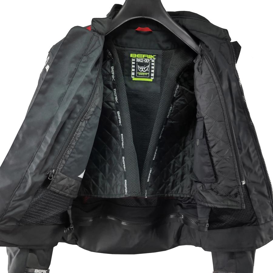 BERIK ベリック メッシュナイロンジャケット NJ-203305-BK RED BERIK ベリック メッシュナイロンジャケット NJ-203305-BK RED