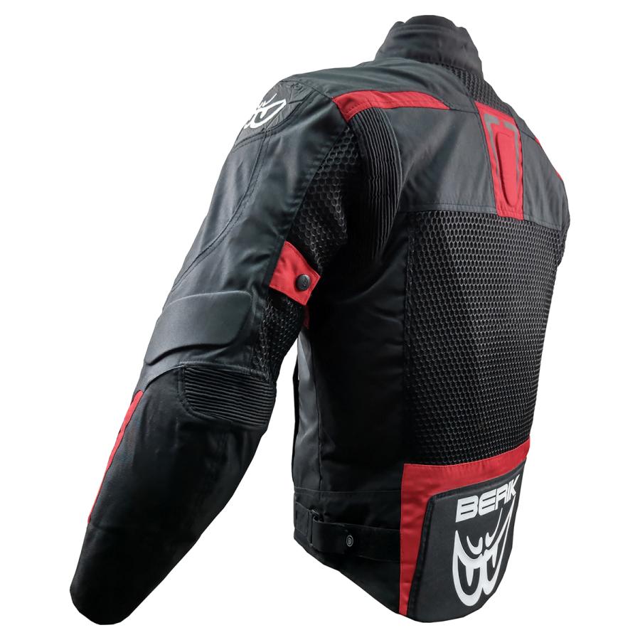 BERIK ベリック メッシュナイロンジャケット NJ-203305-BK RED BERIK ベリック メッシュナイロンジャケット NJ-203305-BK RED