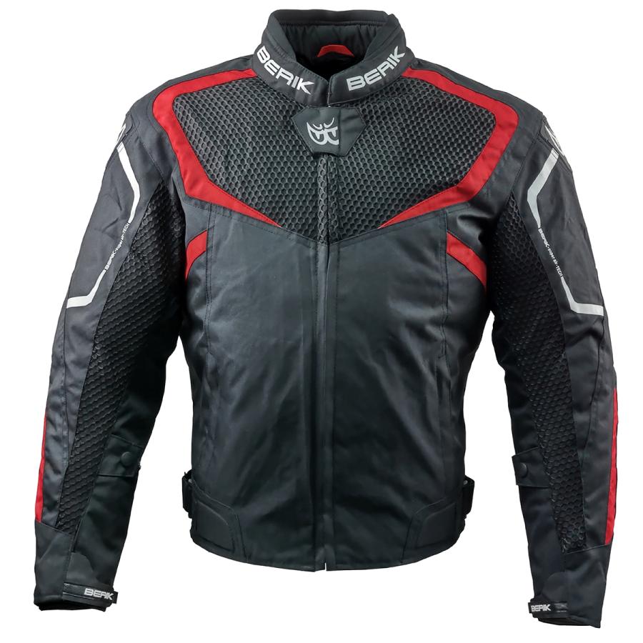 BERIK ベリック メッシュナイロンジャケット NJ-203305-BK RED 56 