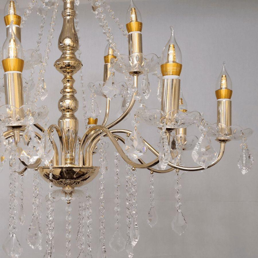 シャンデリア LED対応 アンティーク 照明 天井照明 ラグジュアリー