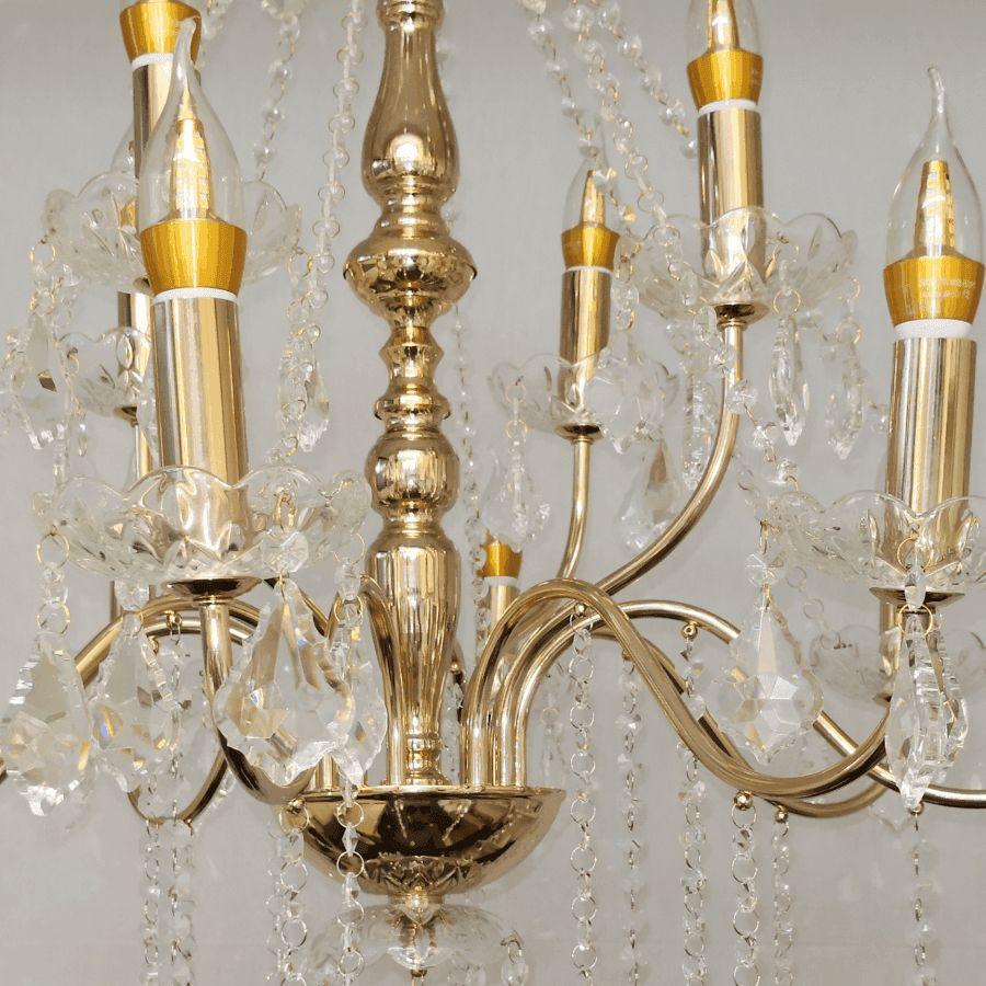 シャンデリア LED対応 アンティーク 照明 天井照明 ラグジュアリー